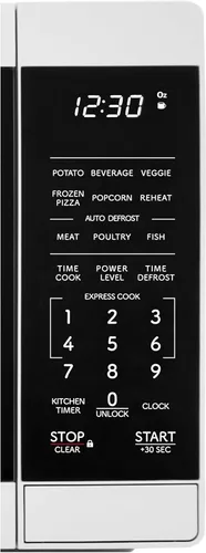 Miniatura 12 de SHARP Horno microondas compacto de encimera con plato giratorio de carrusel extraíble de 10 pulgadas, 700 vatios, 0.7 pies cúbicos, color blanco