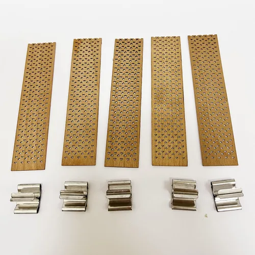Miniatura 3 de GDJIEDE - Paquete de 5 mechas cuadradas de madera con mecha de madera cuadrada de 0.79 pulgadas de ancho por 3.54 pulgadas de alto con base de metal