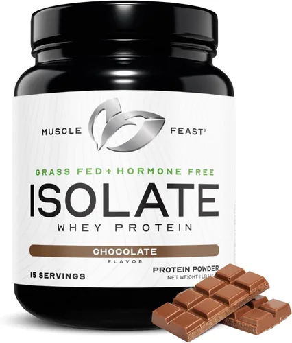 Miniatura 15 de Muscle Feast Proteína de suero aislada de vacas alimentadas a pasto, totalmente natural sin hormonas, criadas en pasto, Proteína de suero aislada