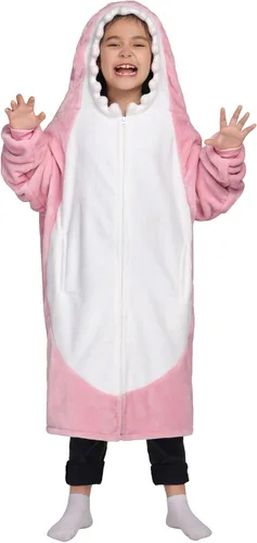 Miniatura 17 de Waitu Manta Ponible de Oso con Capucha, Divertidos Disfraces de Halloween, Regalos de Cumpleaños para Mujeres, Hombres, Niños y Niñas, Manta
