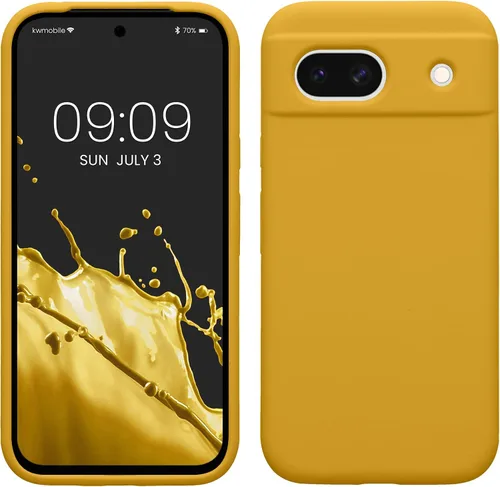 Miniatura 131 de kwmobile Funda Compatible con Google Pixel 6 Pro - Funda de Teléfono de Silicona TPU con Acabado Suave - Azul Caribe