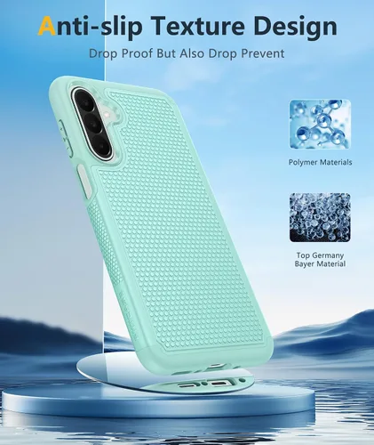 Miniatura 678 de FNTCASE Funda para iPhone 17 Pro: Fundas delgadas translúcidas de color azul claro compatibles con MagSafe, protección completa de la cámara