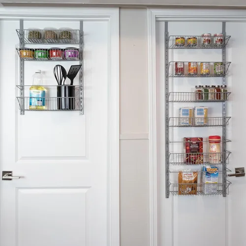 Miniatura 5 de Home-Complete Organizador sobre la puerta, estante de pared colgante de 9 niveles para organización de baño o cocina, organización y almacenamiento