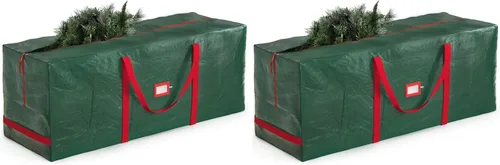 Miniatura 11 de Bolsa de almacenamiento para árbol de Navidad Zober - Se adapta a árboles artificiales de 7.5 pies - Bolsa de árbol de Navidad de plástico