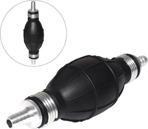 Miniatura 7 de 0.315 in 5/16 Negro Imprimación Bombilla de Goma Bomba de Combustible de Transferencia de Combustible de Vacío Imprimación Mano Gasolina Bomba