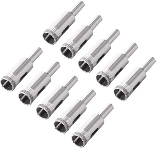 Miniatura 11 de uxcell Brocas de diamante de 0.157 in, sierras de agujero para azulejos de vidrio, porcelana, mármol, botellas de cerámica, ollas de ladrillo