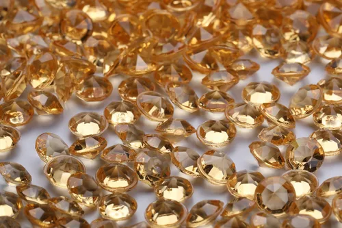Miniatura 11 de 5000 unidades por paquete de cristales de confeti dispersos para mesa de boda, diamantes acrílicos de 0.236 pulgadas (0.236 in), diamantes