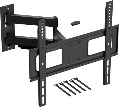D-Line Soporte de pared para TV de movimiento completo para televisores de 32 a 70 pulgadas, inclinación, giro y extensión, VESA 7.874 x 7.874 in -