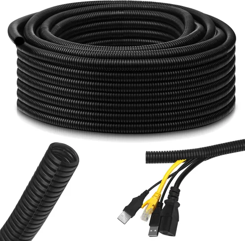 Miniatura 9 de Kanayu Conducto de Cable Divisible Ignífugo de Alta Temperatura Conducto de Cable Divisible Fundas de Cable Divisibles Tubería de Conducto de Cable