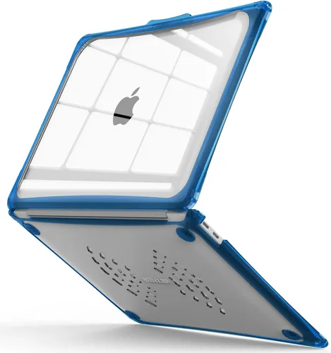 Miniatura 11 de IBENZER Hexpact AT13-BK - Funda compatible con MacBook Air de 13 pulgadas 2022 2021 2020 M1 A2337 A2179 A1932, funda protectora resistente