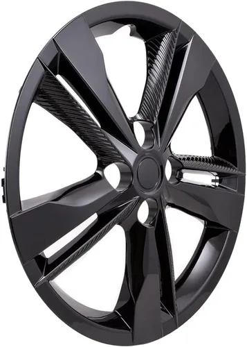 Miniatura 3 de Juego de 4 fundas de rueda de 16 pulgadas con 5 radios DBL para Nissan Kicks S 2018-2023 - Negro brillante