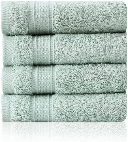 Miniatura 101 de LA HAMMAM - Paquete de 6 toallas de mano de 16 x 28 pulgadas de algodón turco para baño, cara, hotel, gimnasio y spa Extra suave al tacto, secado