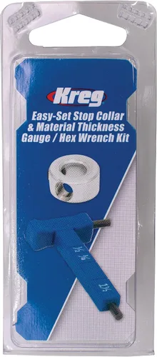 Miniatura 2 de Kreg KPHA330 Kit de llave hexagonal y calibre de espesor de material fácil de configurar