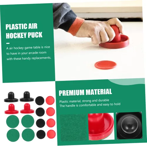 Miniatura 6 de 1 juego de hockey aéreo y kit de repuesto para mesa de juego incluye y para ferias de carnaval y uso doméstico Color aleatorio