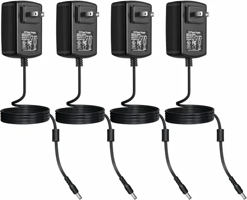 Miniatura 11 de Adaptador de fuente de alimentación de 12V 2A CA 100-240V a CC 12V, enchufe de 0.217 in x 0.083 in, fuente de alimentación para cámara IP, DVR, NVR