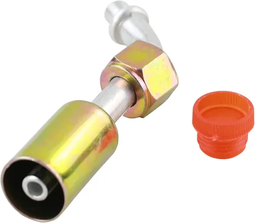 Miniatura 5 de Juego de accesorios de aire acondicionado #6 AC Juego de accesorios hembra con junta tórica Beadlock 5/8-18UNF Incluye recta 45 90 grados