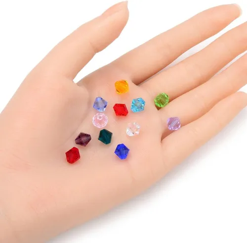 Miniatura 4 de Adabele - Cuentas bicónicas de cristal austriaco similares a cristales de Swarovski o Preciosa- Para aretes, brazaletes, collares, abalorios, joyas