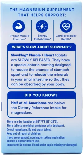 Miniatura 2 de Slow-Mag Slow-Mag - Cloruro de magnesio con calcio, el embalaje puede variar, 60 unidades (paquete de 3)