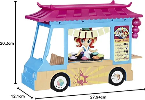 Miniatura 12 de My Little Pony Por ejemplo, Minis Sunset Shimmer Camión de sushi