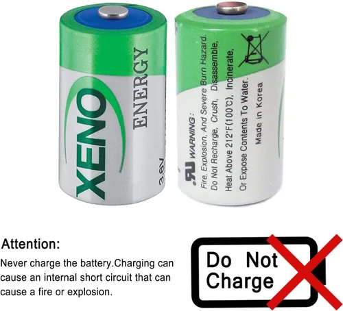 Miniatura 5 de (10 Pack) XL-050F 1/2 AA 3.6V Lithium Battery for Xeno Energy XL-050F 1/2 AA 3.6V Lithium Battery