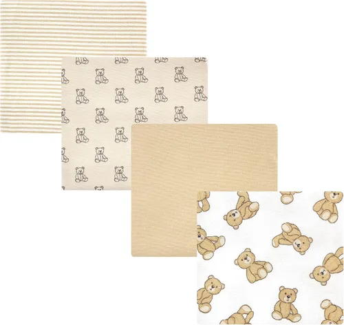 Miniatura 129 de Hudson Baby Mantas unisex de franela de algodón para bebé, calabaza, talla única