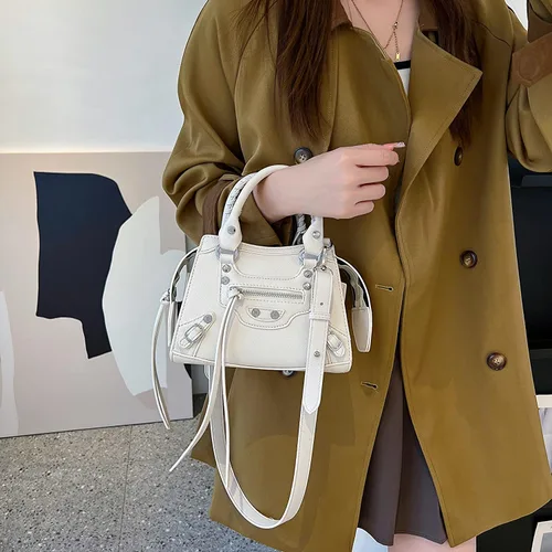 Miniatura 3 de OWGSEE Bolsos tipo bandolera para mujer, pequeños bolsos tipo hobo tipo bandolera tipo bandolera con remaches