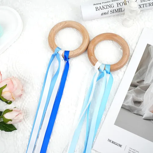 Miniatura 4 de MAYREEL - Cinta de satén azul 3/8 pulgadas, surtido de cintas finas azul bebé claro para envolver regalos, bodas, baby shower, decoración
