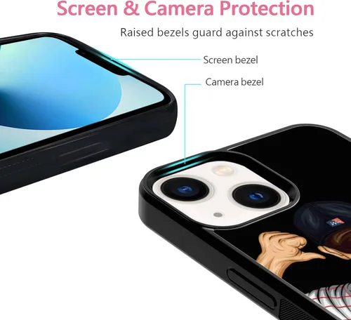 Miniatura 5 de Custome - Funda de teléfono de béisbol, diseño creativo de béisbol deportivo con número de estrella para iPhone 15, 14, 13, 12, 11 Pro Max Plus Mini