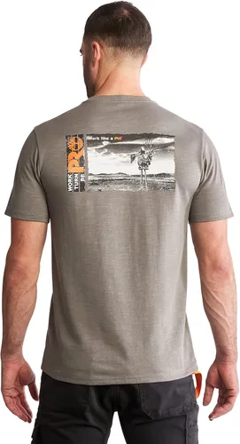 Miniatura 3 de Timberland PRO Camiseta de manga corta con estampado de molino de viento para hombre
