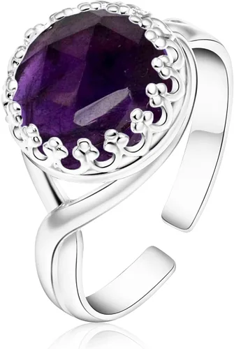 925 Sterling Silver Gemstone Rings for Women - Anniversary Rings for Women - Sterling Silver Rings for Women - Dainty Sterling Silver Rings -