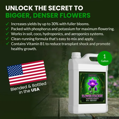 Miniatura 3 de Humboldts Secret Flower Stacker - El mejor alimento para plantas – Deja que tus flores maduren hasta su máximo potencial.