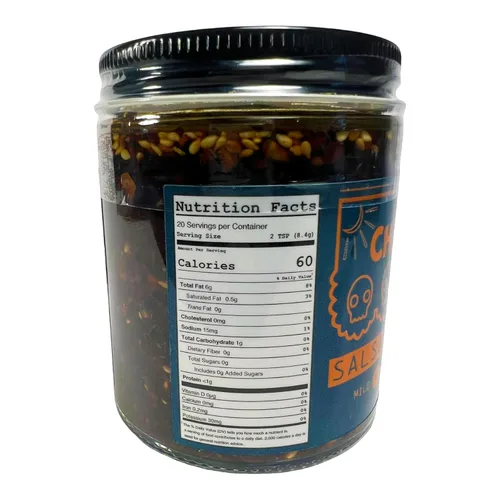 Miniatura 2 de CHiNGONAs Salsa Macha Verde (paquete de 2) - Salsa crujiente de chile mexicano gourmet a base de aceite, vegana y sin gluten, aceite de chile