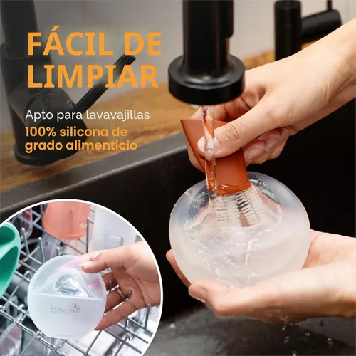 Miniatura 8 de Boon Trove Extractor de leche manual de silicona – Colector de leche pasivo – Extractor de leche manos libres para lactancia – Esenciales