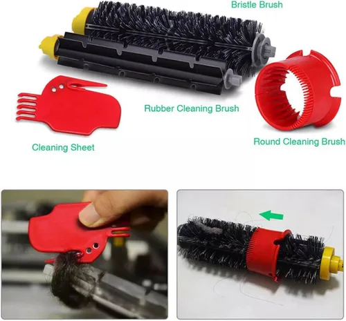 Miniatura 2 de Para irobot Rumba aspirador Roomba 600 610 614 618 620 630 635 640 650 655 660 665 680 685 690 692 694 695 pieza de repuesto cepillo de filtro