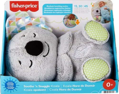 Miniatura 8 de Fisher-Price Juguete para Bebé Soothe 'n Snuggle Koala de Peluche Máquina de Sonidos con Música Personalizable, Luces y Movimiento de Respiración