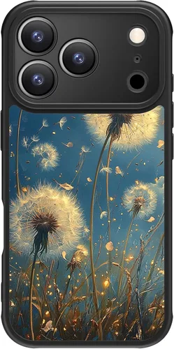 Miniatura 65 de FUNMIKO Funda para iPhone 16 Plus, carga inalámbrica y protección de grado militar, diseño floral moderno para mujeres y niñas, funda antideslizante