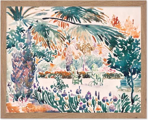 Miniatura 65 de Poster Master Impresión de pintura vintage de árbol de Navidad, póster retro de vacaciones, arte de invierno, diseño abstracto melancólico de pared