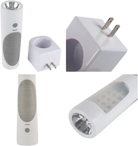 Miniatura 7 de Luz nocturna de pared con sensor de movimiento 4 en 1, luz LED de falla de energía, linternas de emergencia, linterna recargable, luz de corte