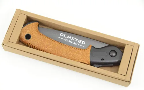 Miniatura 3 de Sierra de mano con hoja plegable de 7 pulgadas y bloqueo de botón, sierra portátil para camping, senderismo, caza, poda, poda de árboles, ramas