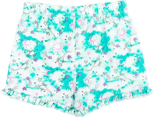 Miniatura 44 de Disney Frozen Moana Princess Tiana - Conjunto de camiseta floral y pantalones cortos de rizo francés para niños pequeños y grandes