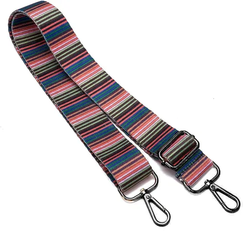 Miniatura 110 de ZOOEASS Hebillas de níquel Correa ancha para el hombro ajustable de repuesto para cinturón de pistola, hebilla de guitarra estilo bandolera