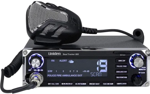 Miniatura 3 de Uniden BEARTRACKER 885 - Radio CB híbrida con todas las funciones + policía de seguimiento de troncos digitales, incendios, ambulancias, escáner DOT