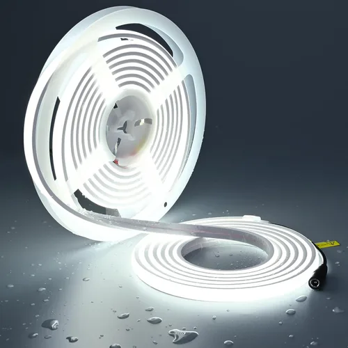 Miniatura 16 de TOPAI Tira de luces LED COB de 24 V, 3000 K, blanco cálido, 16.4 pies, ultra brillante, 400 lm/ft, sin puntos, CRI>92 480LED/M, alta densidad