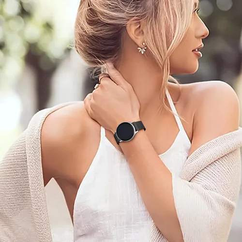 Miniatura 6 de JKD Banda Magnética de Metal Compatible con Samsung Galaxy Watch 7 Banda, Galaxy Watch 6 5 4 FE 40mm 44mm/5 Pro 45mm/Watch 6 4 Classic/Active 2