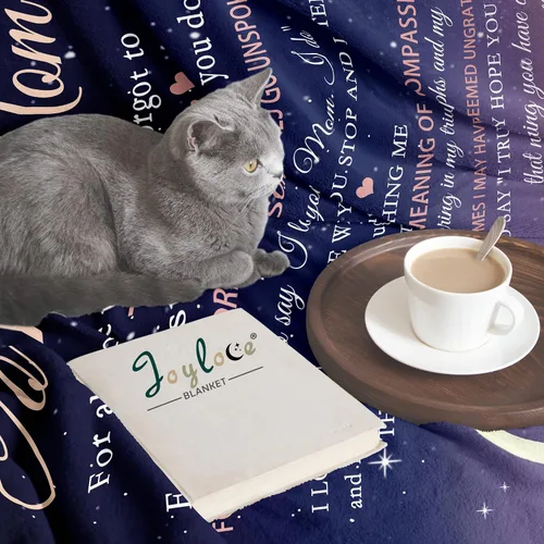 Miniatura 4 de Manta de hija con texto en inglés «To My Mom», regalos significativos para mamá de 60 x 50 pulgadas, mantas de forro polar, regalos de cumpleaños