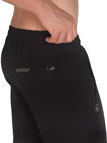 Miniatura 4 de SCR - Pantalones deportivos para hombre, pantalones atléticos de entrepierna larga color negro, gris y azul marino, 30L 32L 34L 36L 38L