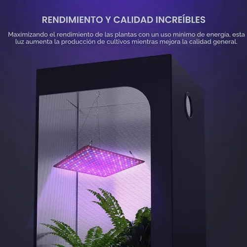 Miniatura 7 de Paquete de 2 paneles LED de luz de crecimiento de 200 W para plantas de interior, espectro completo con LED UV IR blanco, azul, rojo, para cobertura