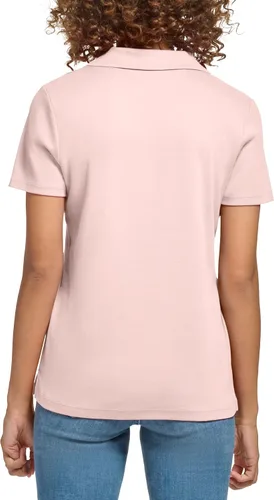 Miniatura 2 de Calvin Klein Cuello inferior para mujer, manga corta de algodón acanalado 1x1