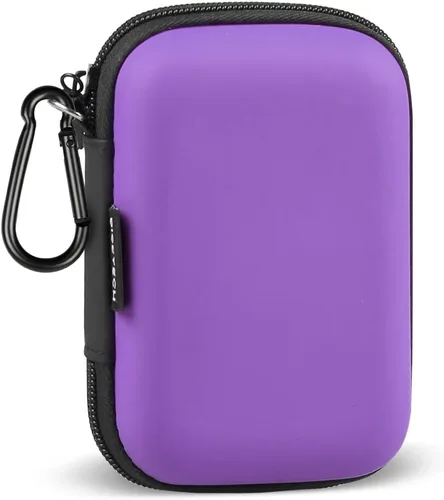 Miniatura 10 de Estuche para Auriculares, RISETECH Estuche de Transporte para Auriculares Soporte de Almacenamiento Mini Bolsa Auriculares Bolsa Pequeña Accesorios