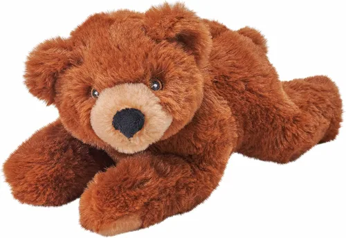 Wild Republic Ecokins - Mini oso marrón, animal de peluche, 8 pulgadas, regalo para niños, juguete de peluche, hecho de botellas de agua recicladas